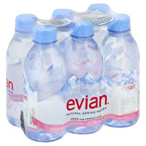 Evian - Water 6pk 11oz
