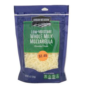 Urban Meadow - Whole Milk Mozzarella Shreds